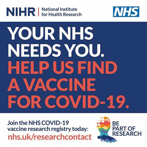 Image of NIHR asking for help with vaccine research